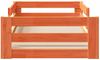 vidaXL Massivholzbett ohne Matratze Wachsbraun 100x200 Kiefernholz 855686 Bild 4
