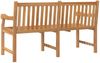vidaXL Gartenbank 150 cm Massivholz Teak 316639 Bild 5