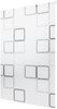 Basic Duschrollo 160x240 cm Modell Quadro grau schwarz weiss Duschvorhang! Bild 2