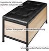 tectake Sitzhocker Sitztruhe, Industrial Style Bild 2
