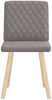 vidaXL Esszimmerstühle 2 Stk. Taupe Stoff 4101127 Bild 3
