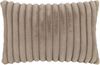 Kissenbezug flauschig weich Felloptik Webpelz 40x60 cm Raya taupe sand Bild 2
