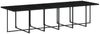vidaXL 17-tlg. Garten-Essgruppe mit Kissen Schwarz Poly Rattan 3210823 Bild 3