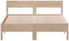 vidaXL Massivholzbett ohne Matratze 140x200 cm Kiefernholz 842750 Bild 4