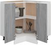vidaXL Küchenschrank Lyon Grau Sonoma 75,5x75,5x81,5 cm Holzwerkstoff 815583 Bild 4
