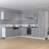 vidaXL Küchenschrank Lyon Grau Sonoma 75,5x75,5x81,5 cm Holzwerkstoff 815583 Bild 3