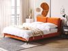 Polsterbett 'MELLE' Samtstoff Orange 160x200 cm Bild 3