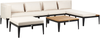 Lounge Set mit Tisch BRACCIANO Helles Beige Bild 4