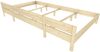 Familienbett "Familien-Nesterl" 360 220 43 Zirbe 90/180/90cm ohne Ablage Bild 3