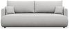 Selsey 'Ovo Mini' 3-Sitzer Schlafsofa mit Bettkasten, Hellgrau, Chenille Easy Clean Bild 5