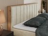 Boxspringbett BELLISSIMO KING, Doppelbett mit Multipocket-Matratze, Polsterbett mit Kopfstütze - 180 x 200 cm - Beige Velvet - H4 Bild 3
