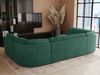 Ecksofa, Sofa big XXL, Wellenfedern, Wohnlandschaft XXL, mit Schlaffunktion - COMODO U - Grün Stoff - Topper T25 Bild 4