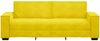 vidaXL 3-Sitzer-Sofa Gelb 220x78x84 cm Samt 4105036 Bild 4