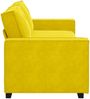 vidaXL 3-Sitzer-Sofa Gelb 220x78x84 cm Samt 4105036 Bild 5