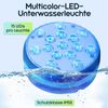 shop'n smile ideoon Pool-Lampe Multicolor LED Unterwasserleuchte Poolbeleuchtung Saugnäpfe Timer IP68, LEDs, 15 LEDs je Leuchte, wasserdicht, dimmbar & per Fernbedienung steuerbar Bild 4