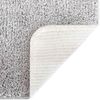 vidaXL Rutschfeste Badematte mit Toilettenausschnitt Grau 50 x 50 cm 4019815 Bild 4