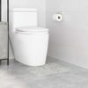 vidaXL Rutschfeste Badematte mit Toilettenausschnitt Grau 50 x 50 cm 4019815 Bild 3