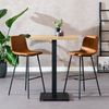 Bronx71 Bartisch Nils quadratisch Eichenlook Melamin 80x80x109 cm Bild 4