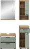 Xonox Scout Badkombination (B/H/T: 112x191x34 cm) in Salbei und Artisan Eiche Nachbildung Bild 3