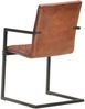 vidaXL Freischwinger 2 Stk. Hellbraun Echtleder [321843] Bild 5
