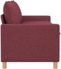 vidaXL Sofa Weinrot 156 x 81 x 87,5 cm Stoff 42028834 Bild 4