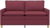 vidaXL Sofa Weinrot 156 x 81 x 87,5 cm Stoff 42028834 Bild 3