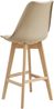 4er-Set Barstuhl mit Rückenlehne Lublin Beige en. casa Bild 4