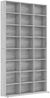 vidaXL CD-Regal Grau Sonoma 102x23x177,5 cm Holzwerkstoff 815091 Bild 2