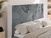 Boxspringbett mit Stauraum TRAVIT KING, Bett mit Gasdruckfedern, Multipocket Matratze H3 und Topper Visco, zwei Bettkästen - 200 x 200 cm - Grau Cord Bild 5
