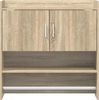 vidaXL Wandregal Wandhalterung Sonoma-Eiche 80 x 36 x 80 cm 8011381 Bild 4