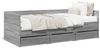vidaXL Tagesbett mit Schubladen ohne Matratze Grau Sonoma 100x200 cm 3280816 Bild 2