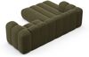 Micadoni Modulares Ecksofa Lupine 3-Sitzer Links Chenille Eden Grün Bild 4