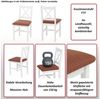 MCW Esszimmerstuhl MCW-F77-S4 (Set, 4 St), Stabile Konstruktion, Massives Holz Bild 3