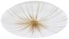 Eglo 900499 Deckenleuchte NIEVES 1 Kunststoff weiss, gold LED 19,5W 3000K H:6. 5cm Ø41cm Bild 4