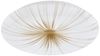Eglo 900499 Deckenleuchte NIEVES 1 Kunststoff weiss, gold LED 19,5W 3000K H:6. 5cm Ø41cm Bild 5