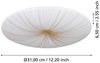 Eglo 900499 Deckenleuchte NIEVES 1 Kunststoff weiss, gold LED 19,5W 3000K H:6. 5cm Ø41cm Bild 2
