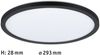 Paulmann No. 70998 LED Panel Atria Shine 293mm 3000K 16W Schwarz Bild 3