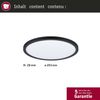 Paulmann No. 70998 LED Panel Atria Shine 293mm 3000K 16W Schwarz Bild 2