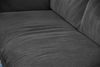 KAWOLA Sofa QUENYA Ecksofa Cord dunkelgrau / Velvet silber Recamiere rechts 88 x 184 x 294 cm Bild 5