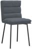 vidaXL Esszimmerstühle 4 Stk. Dunkelgrau Samt 3315383 Bild 3