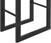 Kaminholzregal Kasan 40x100x25 cm Stahl Schwarz en. casa Bild 4