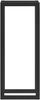 Kaminholzregal Kasan 40x100x25 cm Stahl Schwarz en. casa Bild 2