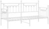 vidaXL Tagesbettrahmen Weiß 80 x 200 cm Stahl 42002671 Bild 4
