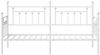 vidaXL Tagesbettrahmen Weiß 80 x 200 cm Stahl 42002671 Bild 5