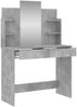 vidaXL Schminktisch mit Spiegel Betongrau 96x39x142 cm 837577 Bild 5