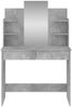 vidaXL Schminktisch mit Spiegel Betongrau 96x39x142 cm 837577 Bild 4
