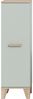 welltime Midischrank MINTTU, Höhe 116 cm, 1 Tür, 2 Einlegeböden, 3 Fächer (Türanschlag rechts und links montierbar) Badmöbel, Badschrank, Schrank, Kommode, Bad, Unterschrank Bild 4