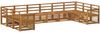 vidaXL Ecksofa Set 7 pcs Natur Massivholz Akazie 3384895 Bild 2
