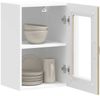 vidaXL Küchen-Hängeschrank mit Glastür Kalmar Sonoma-Eiche Holzwerkstoff 853530 Bild 5