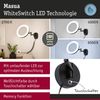 LED Kosmetikspiegel Masua IP44 White Switch 55lm 230V 4W Schwarz matt Bild 4